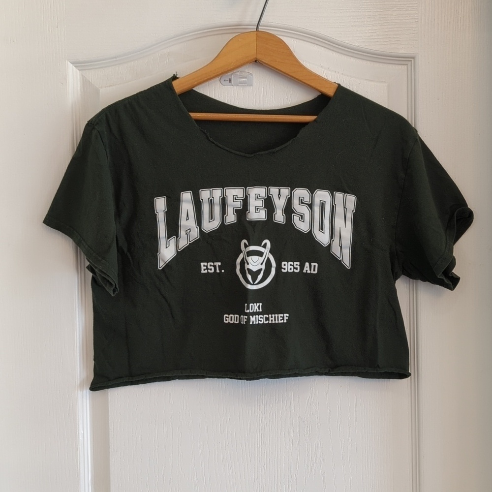 ❤️HOST PICK🎉Loki Crop Tee Shirt
